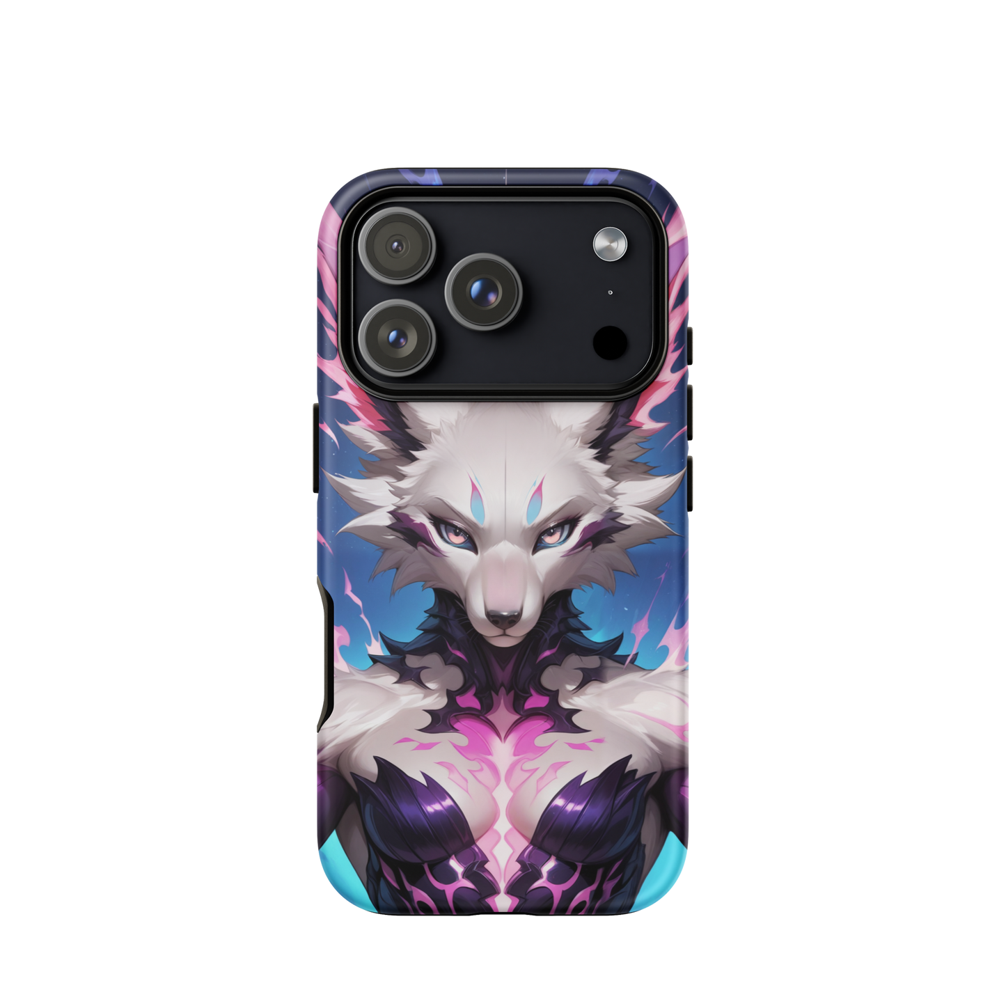 Coque iPhone® femme renarde - iPhone 17 Pro - Double Couche Rigide - SoulCase