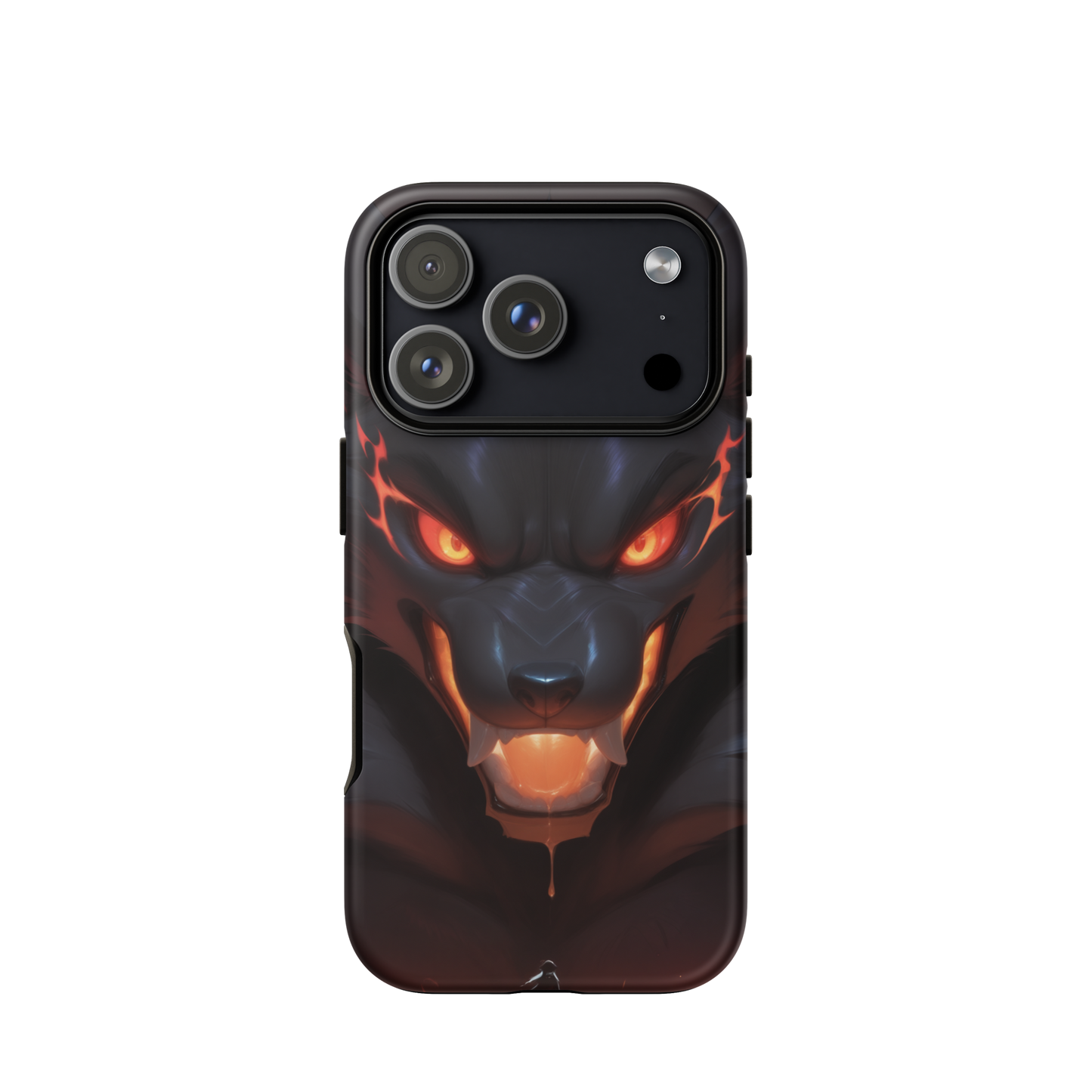 Coque iPhone® cerbère de feu - iPhone 17 Pro - Double Couche Rigide - SoulCase