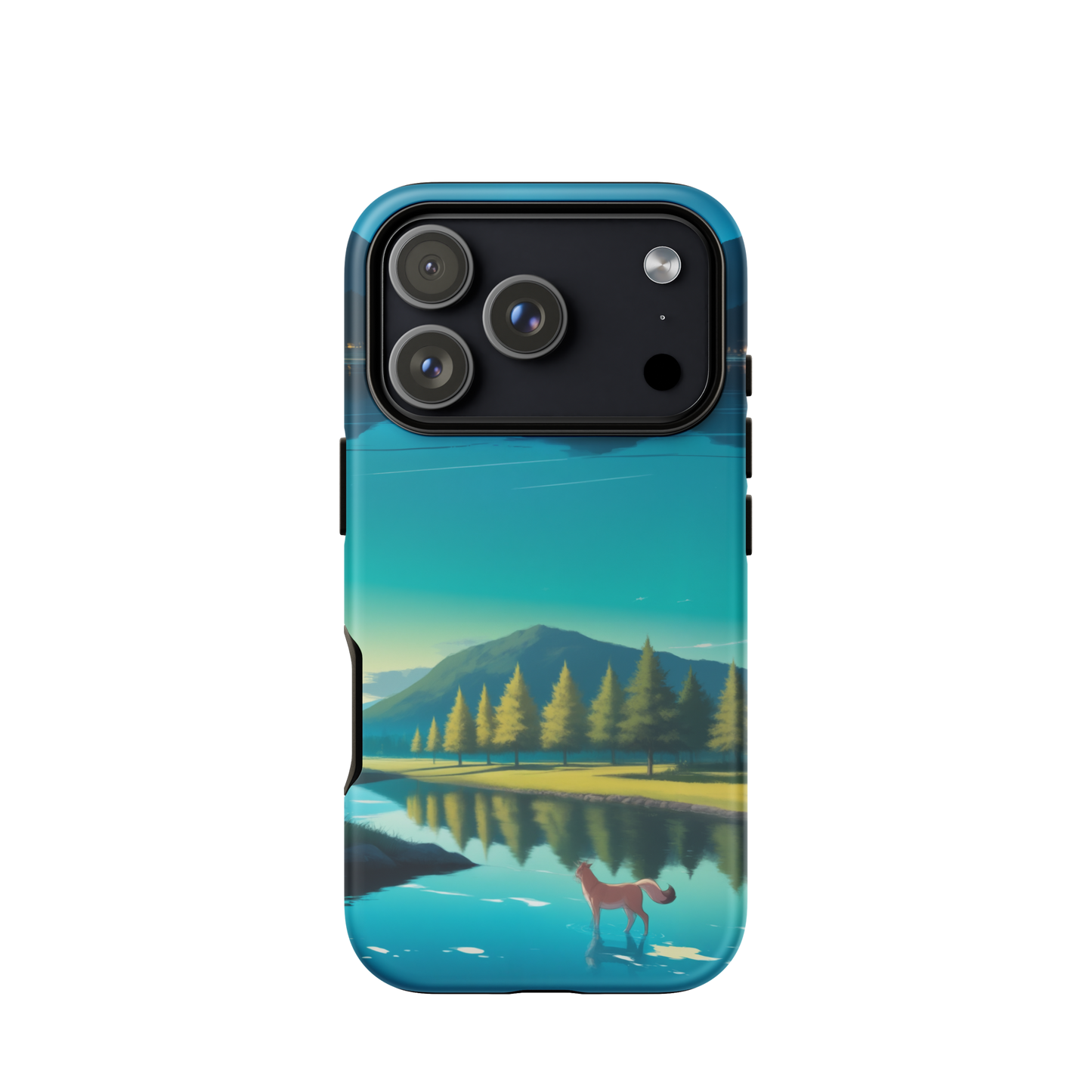 Coque iPhone® Mondes Miroirs - iPhone 17 Pro - Double Couche Rigide - SoulCase