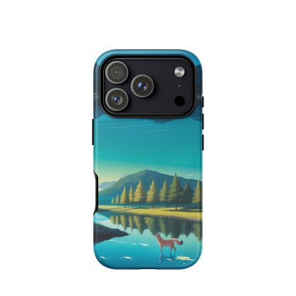 Coque iPhone® Mondes Miroirs - iPhone 17 Pro - Double Couche Rigide - SoulCase