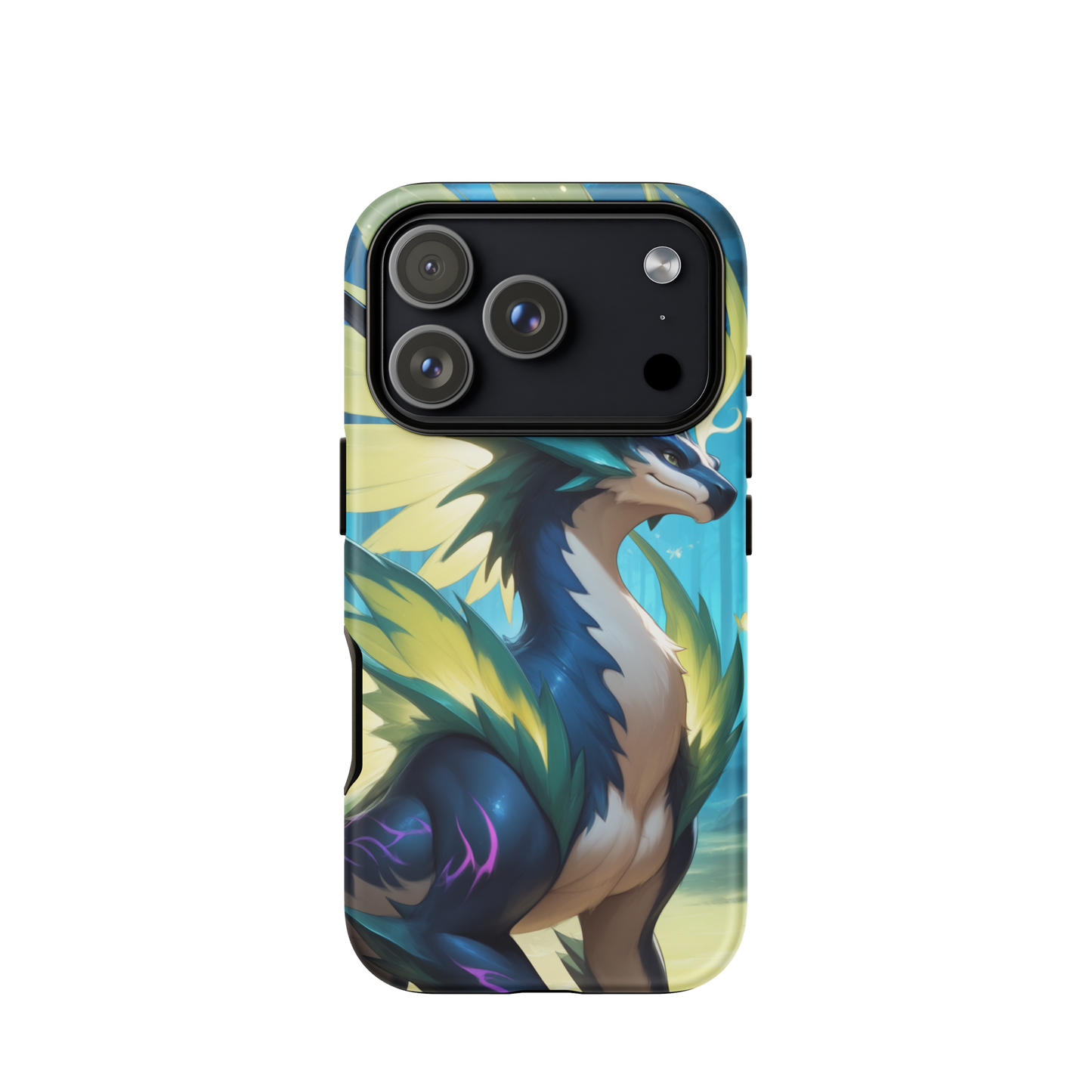 Coque iPhone® Dragon Sylvestre - iPhone 17 Pro - Double Couche Rigide - SoulCase