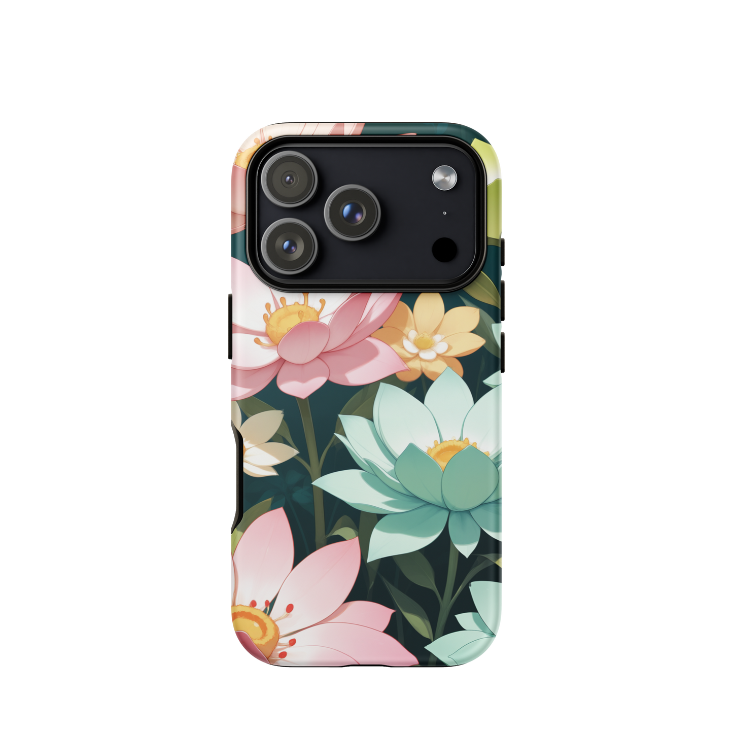 Coque iPhone® Jardin Fleuri - iPhone 17 Pro - Double Couche Rigide - SoulCase
