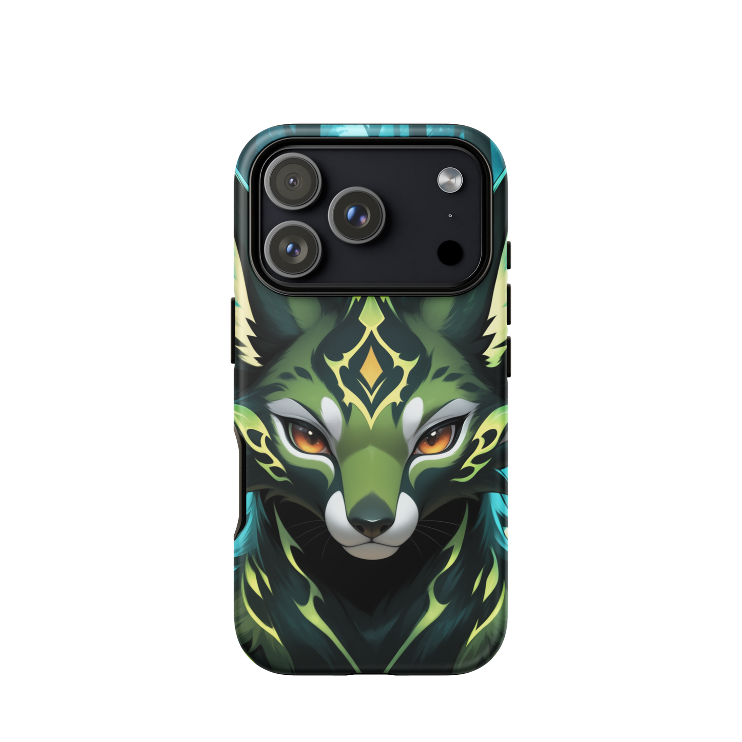 Coque iPhone® Félin Magique - iPhone 17 Pro - Double Couche Rigide - SoulCase