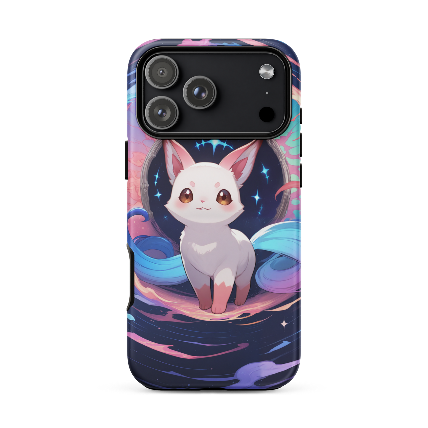 Coque iPhone® chat fantastique - iPhone 17 Pro Max - Double Couche Rigide - SoulCase