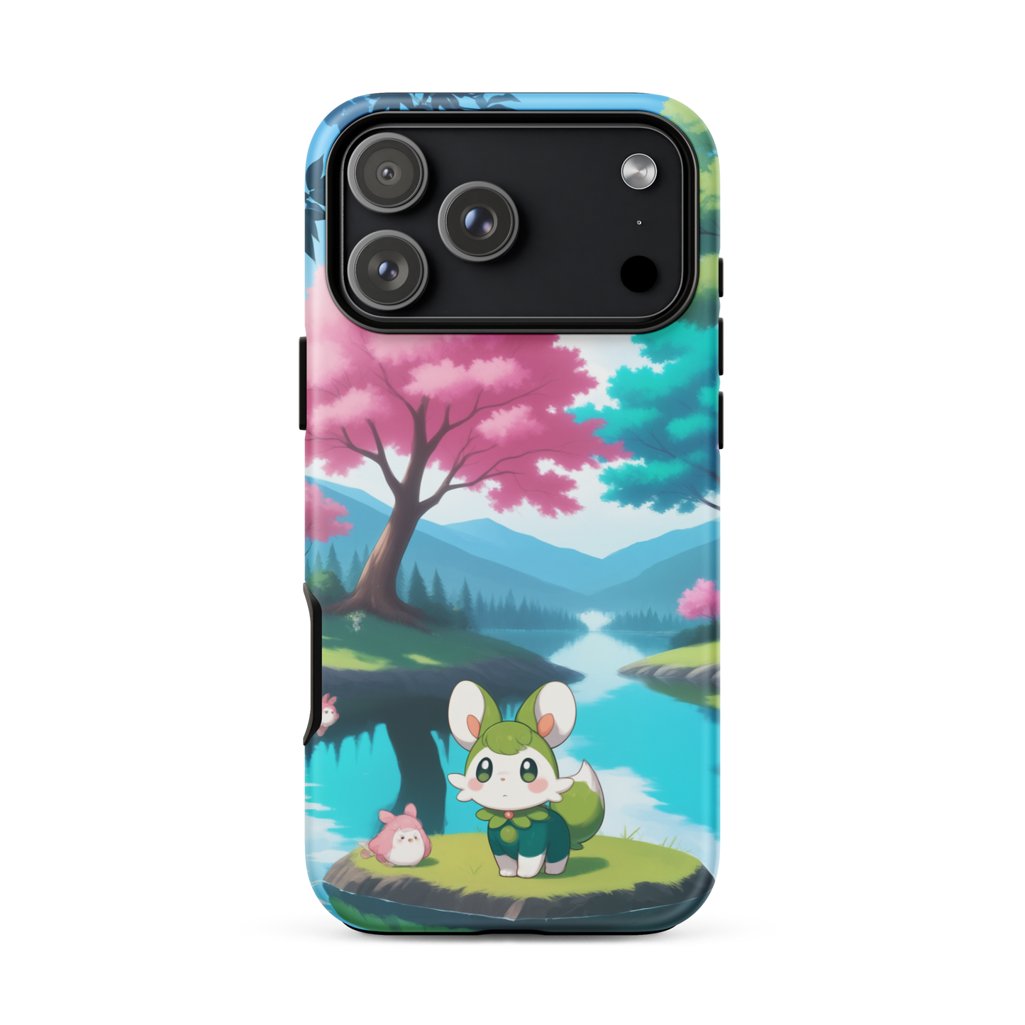 Coque d’iPhone® Adorable Tranquillité - iPhone 17 Pro Max - Double Couche Rigide - SoulCase