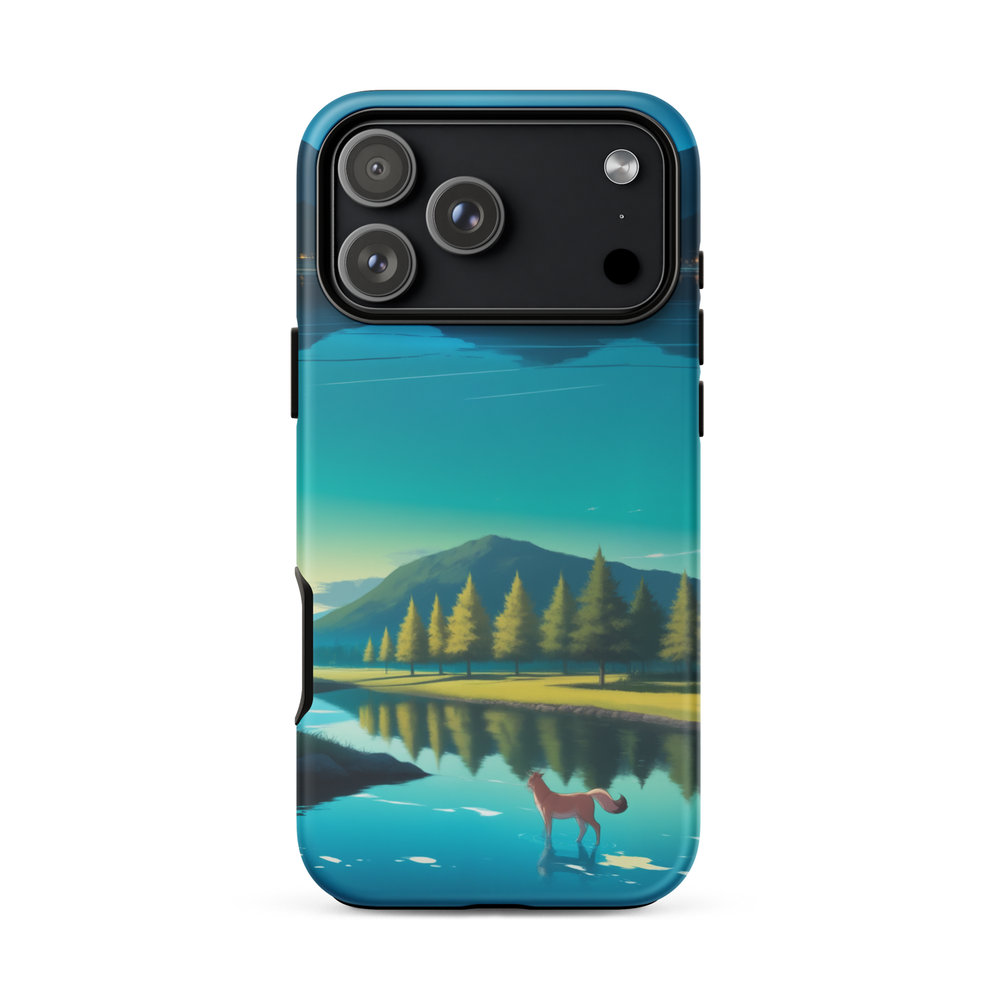 Coque iPhone® Mondes Miroirs - iPhone 17 Pro Max - Double Couche Rigide - SoulCase