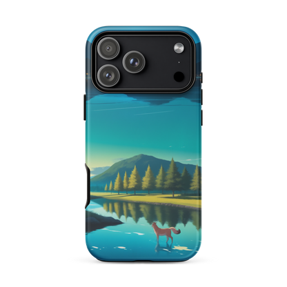 Coque iPhone® Mondes Miroirs - iPhone 17 Pro Max - Double Couche Rigide - SoulCase