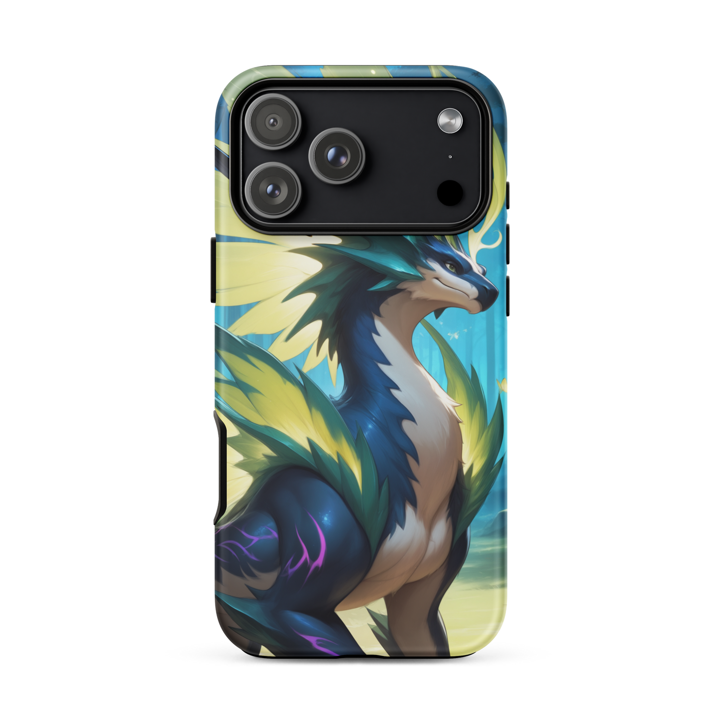 Coque iPhone® Dragon Sylvestre - iPhone 17 Pro Max - Double Couche Rigide - SoulCase