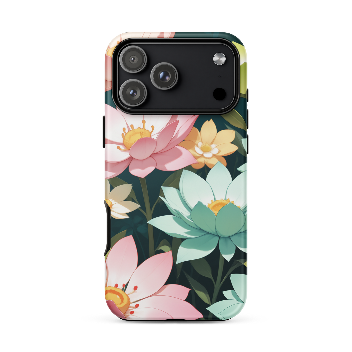 Coque iPhone® Jardin Fleuri - iPhone 17 Pro Max - Double Couche Rigide - SoulCase