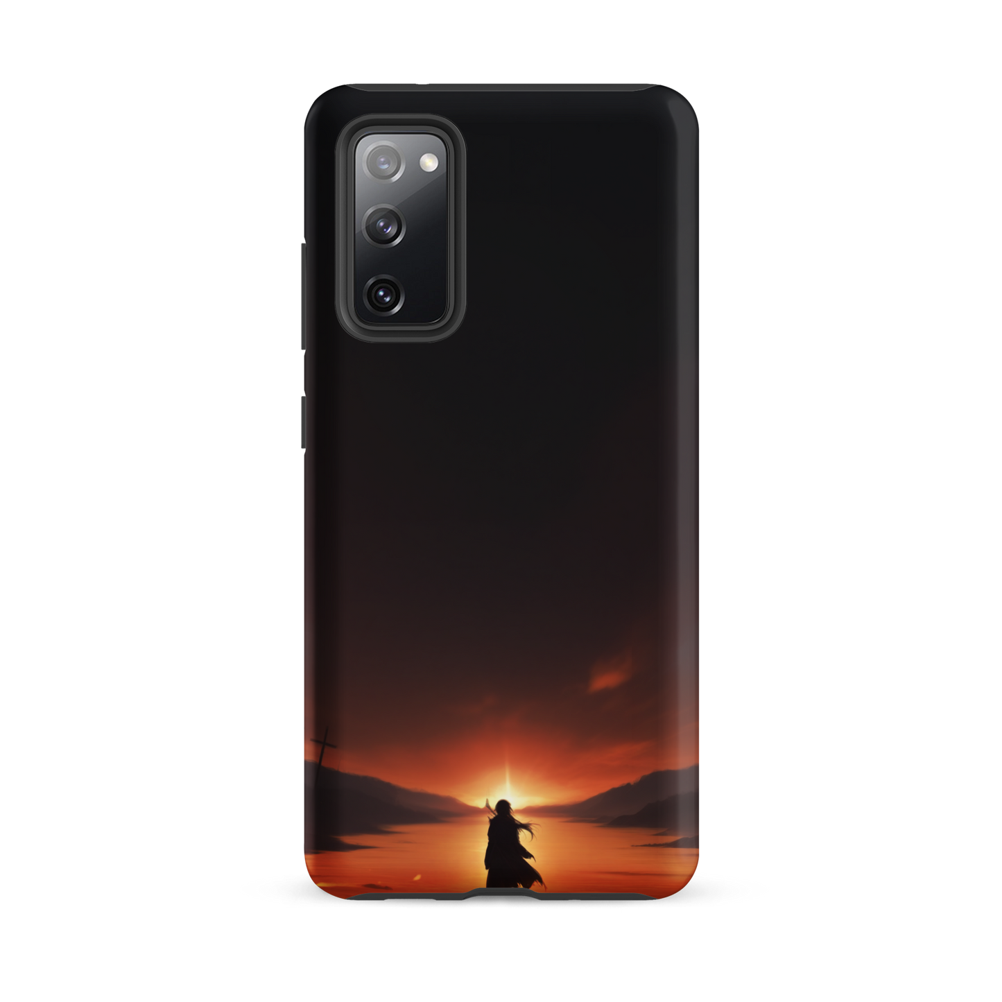 Coque Samsung® couché de soleil sur les enfers - Samsung Galaxy S20 FE - Double Couche Rigide - SoulCase
