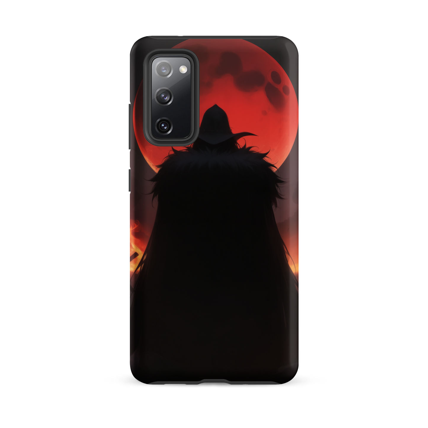 Coque Samsung® ombre de la lune rouge - Samsung Galaxy S20 FE - Double Couche Rigide - SoulCase