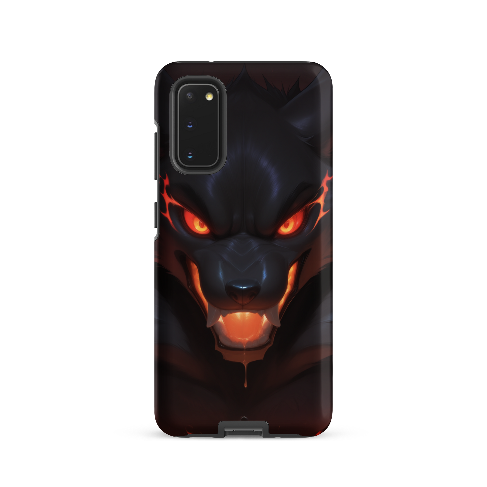 Coque Samsung® cerbère de feu - Samsung Galaxy S20 - Double Couche Rigide - SoulCase