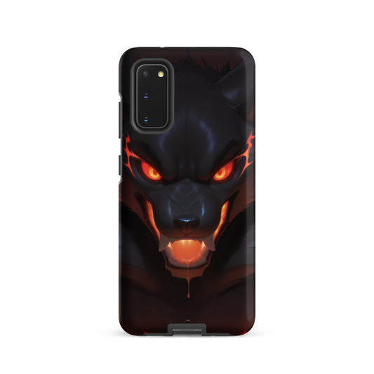 Coque Samsung® cerbère de feu - Samsung Galaxy S20 - Double Couche Rigide - SoulCase