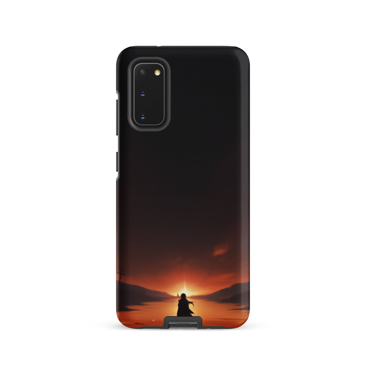 Coque Samsung® couché de soleil sur les enfers - Samsung Galaxy S20 - Double Couche Rigide - SoulCase