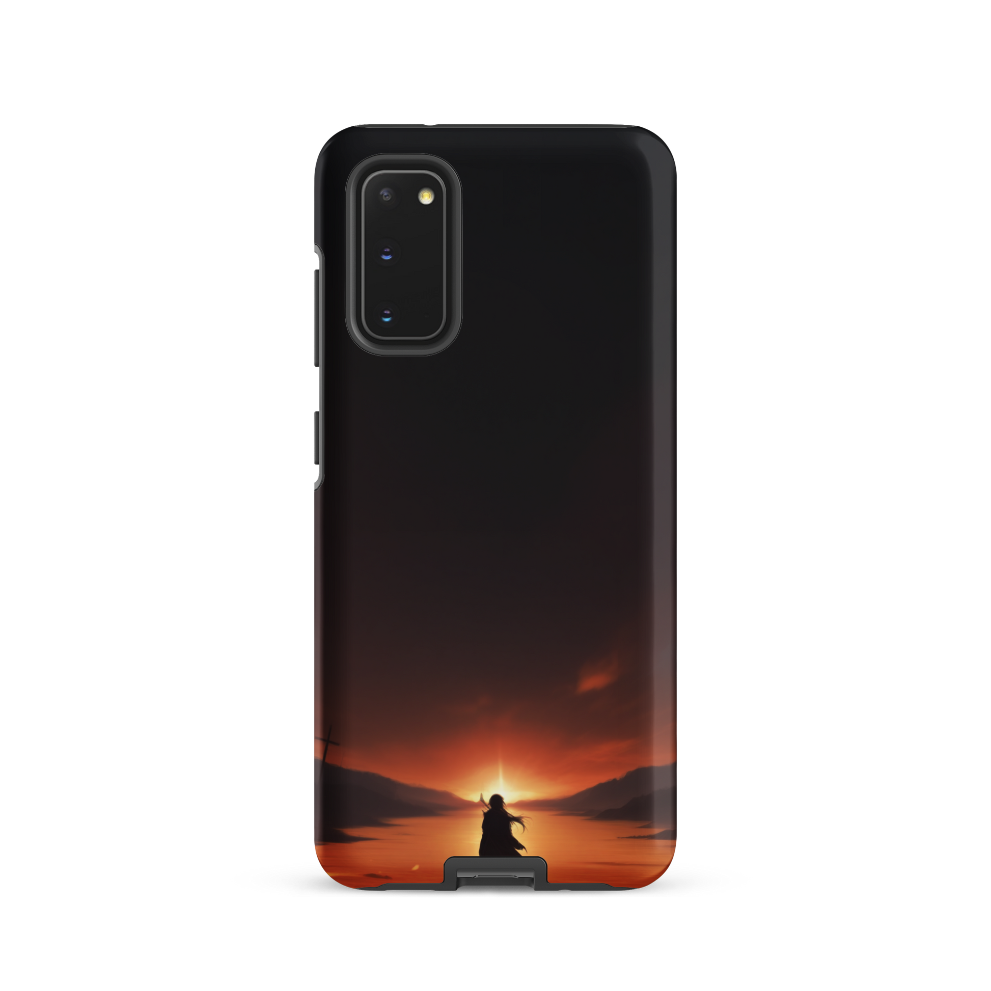 Coque Samsung® couché de soleil sur les enfers - Samsung Galaxy S20 - Double Couche Rigide - SoulCase
