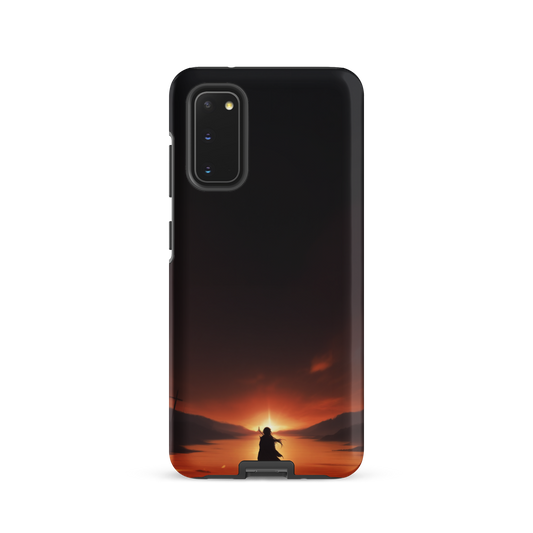 Coque Samsung® couché de soleil sur les enfers - Samsung Galaxy S20 - Double Couche Rigide - SoulCase