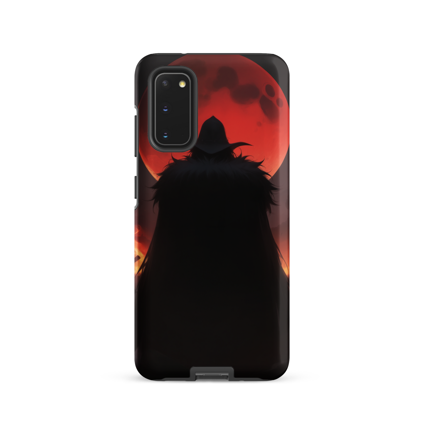 Coque Samsung® ombre de la lune rouge - Samsung Galaxy S20 - Double Couche Rigide - SoulCase