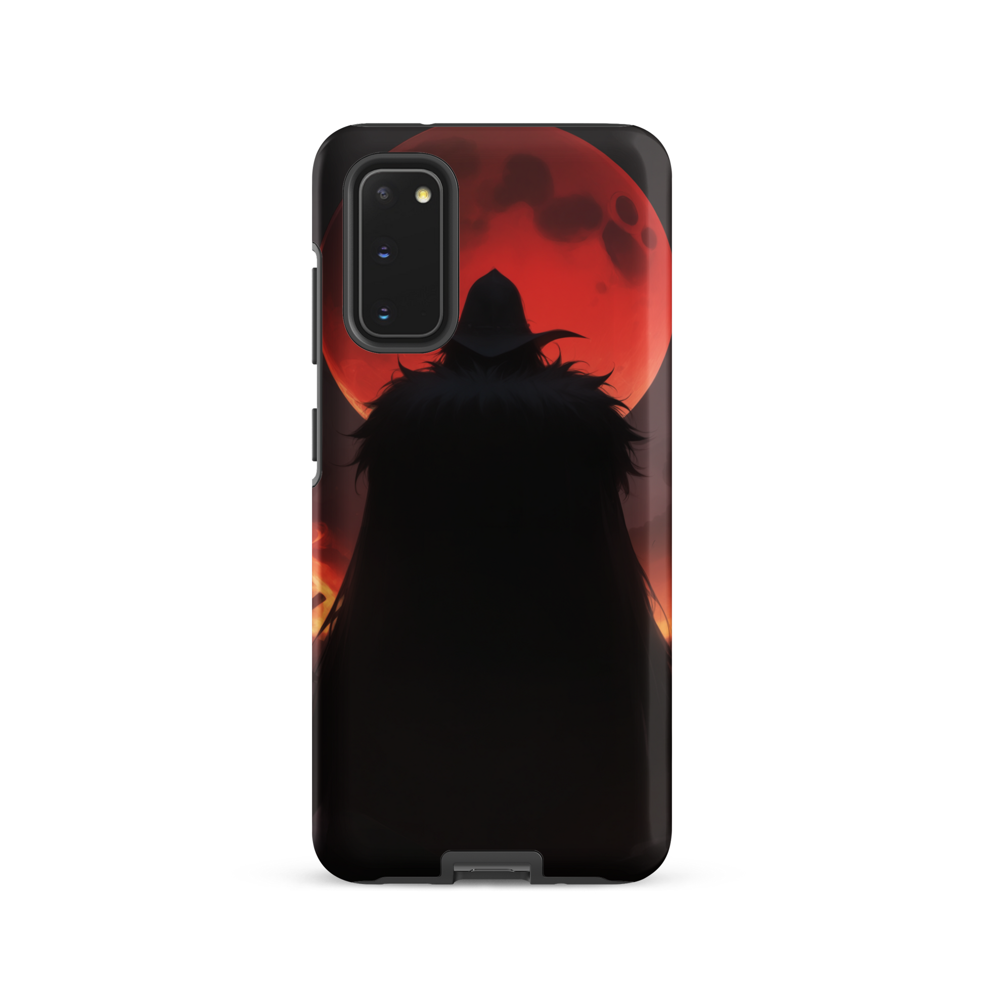 Coque Samsung® ombre de la lune rouge - Samsung Galaxy S20 - Double Couche Rigide - SoulCase