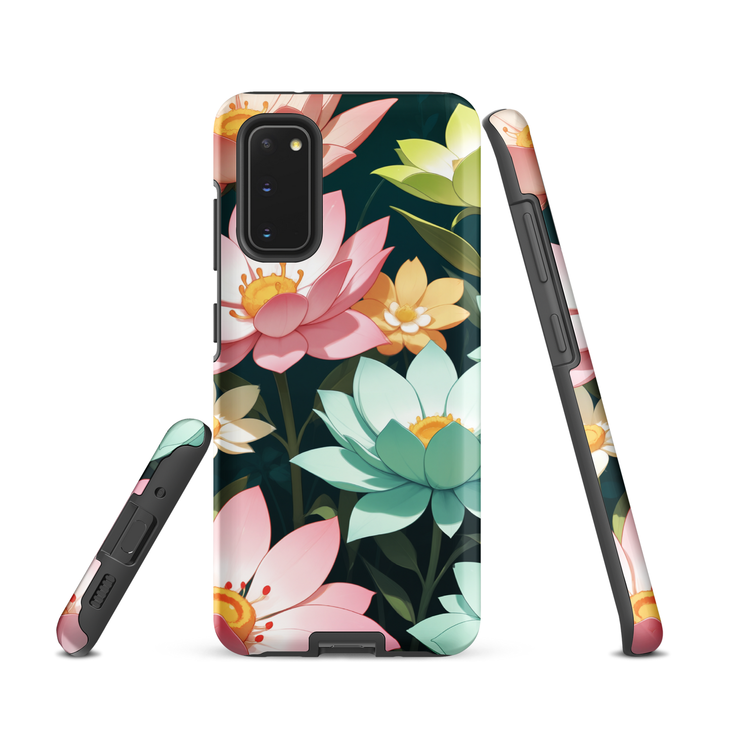 Coque Samsung® Jardin Fleuri - Double Couche Rigide - SoulCase