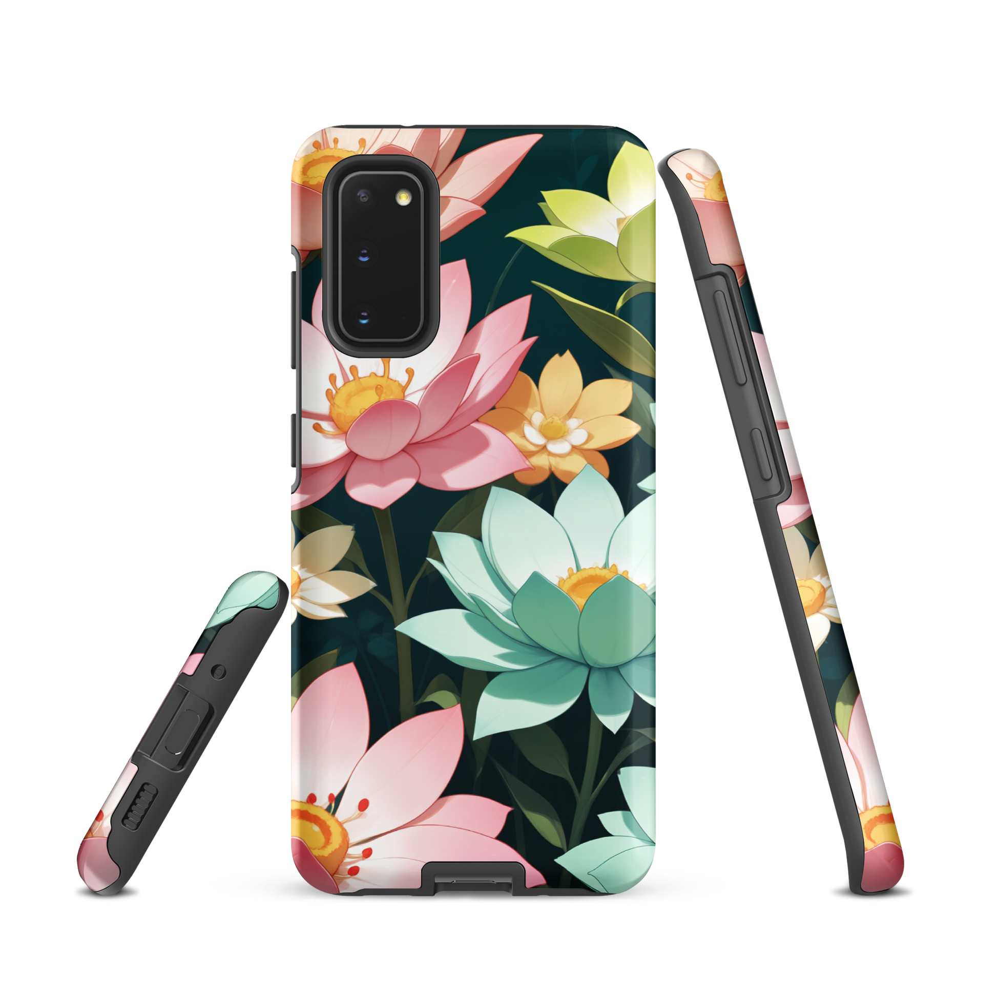 Coque Samsung® Jardin Fleuri - Double Couche Rigide - SoulCase