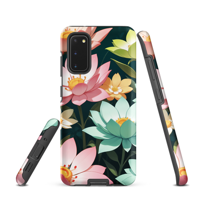 Coque Samsung® Jardin Fleuri - Double Couche Rigide - SoulCase