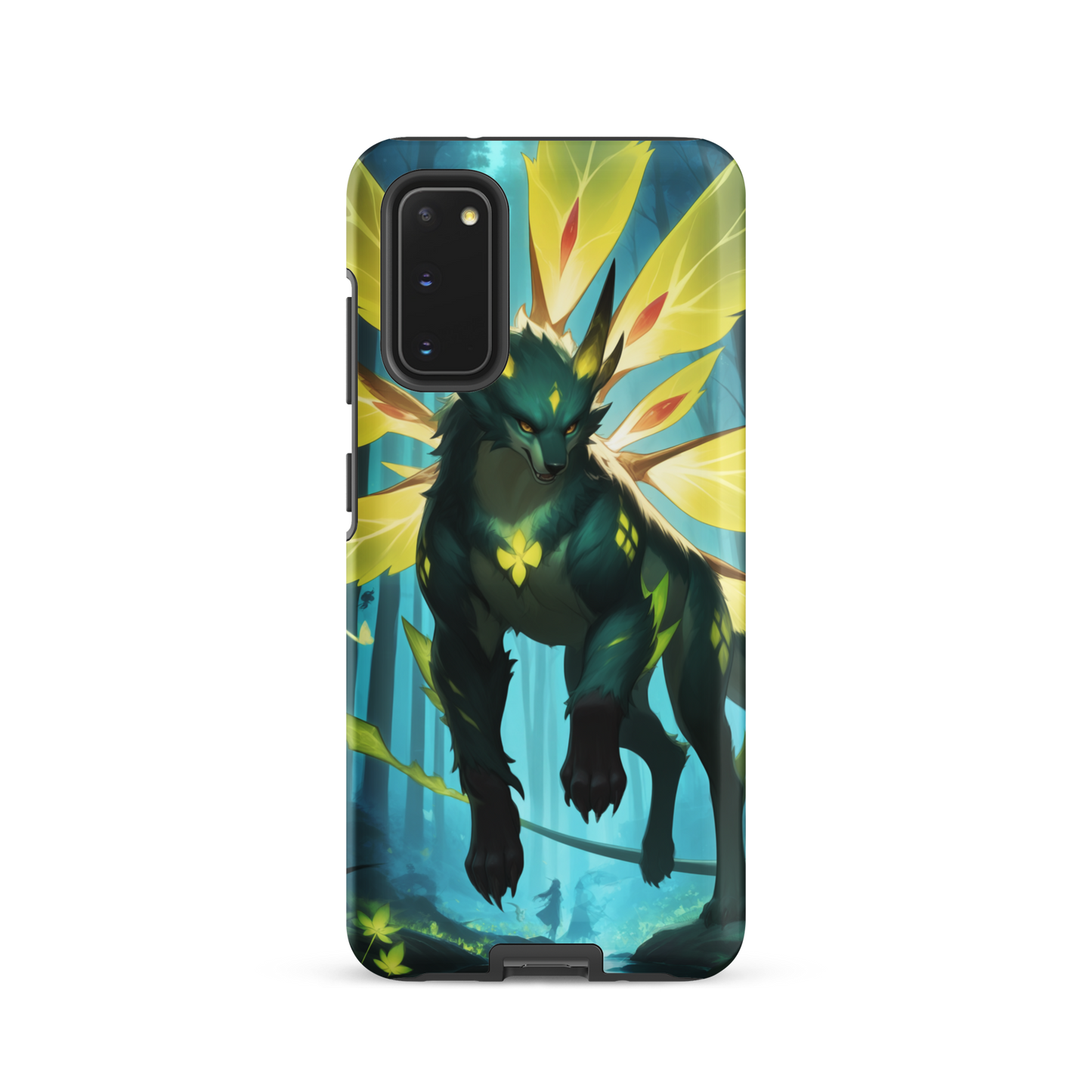 Coque Samsung® Jaguar Papillonnant - Samsung Galaxy S20 - Double Couche Rigide - SoulCase