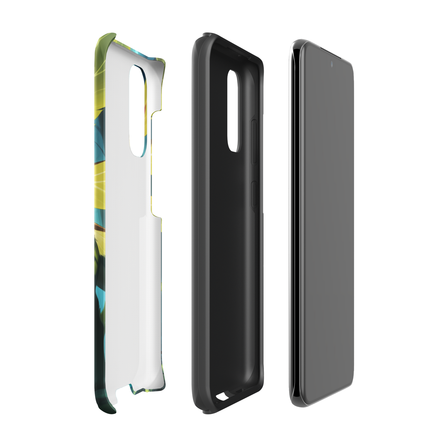 Coque Samsung® Jaguar Papillonnant - Double Couche Rigide - SoulCase