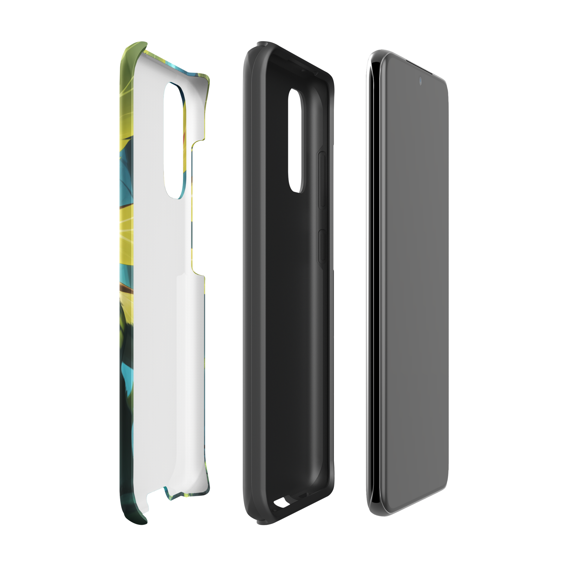 Coque Samsung® Jaguar Papillonnant - Double Couche Rigide - SoulCase