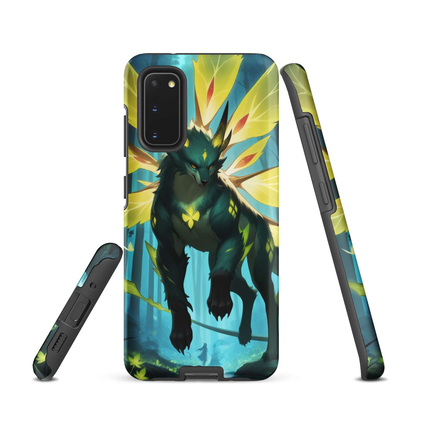 Coque Samsung® Jaguar Papillonnant - Double Couche Rigide - SoulCase