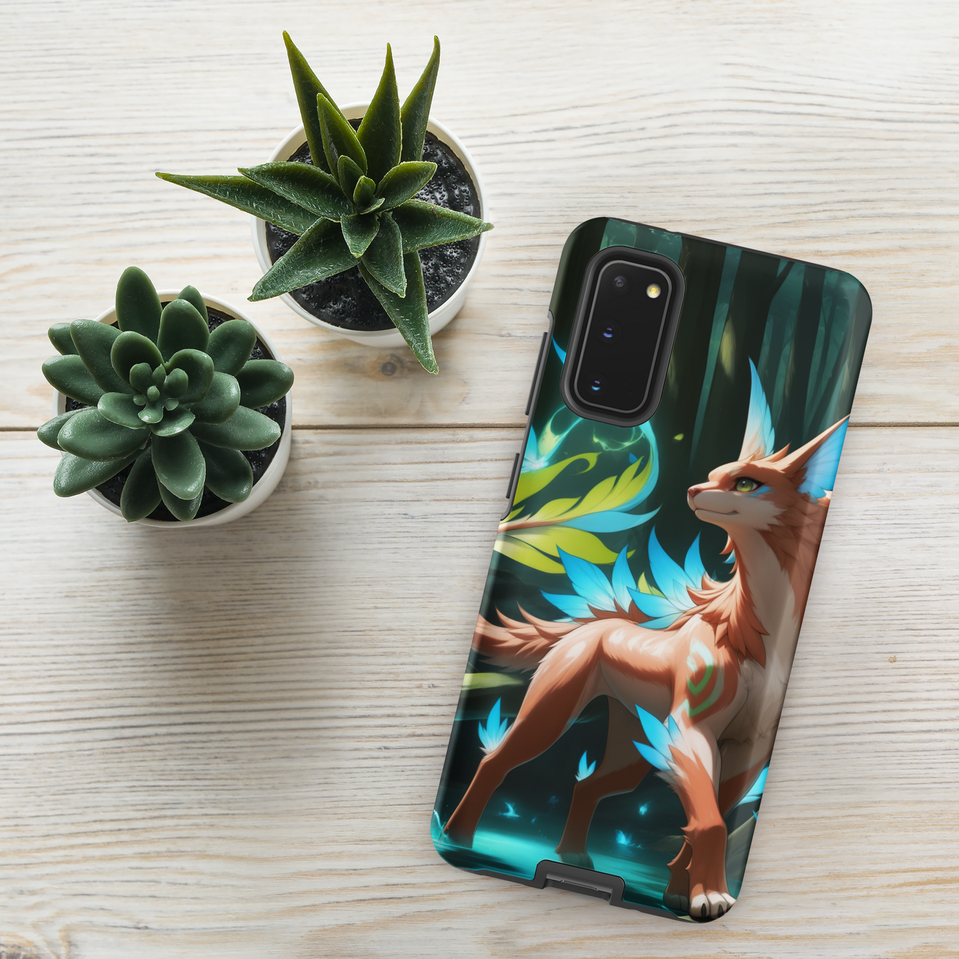 Coque Samsung® Félin de la forêt - Double Couche Rigide - SoulCase
