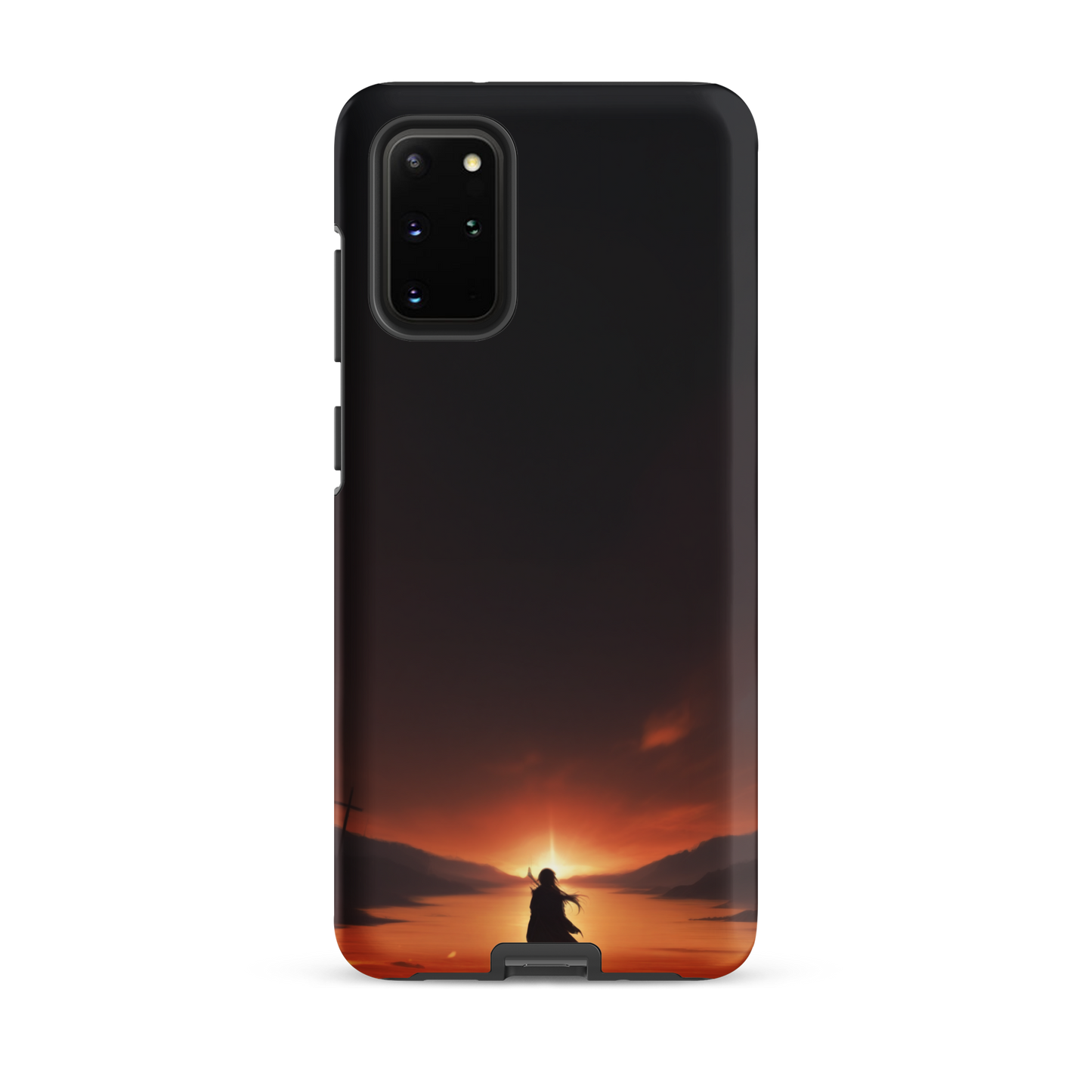 Coque Samsung® couché de soleil sur les enfers - Samsung Galaxy S20 Plus - Double Couche Rigide - SoulCase