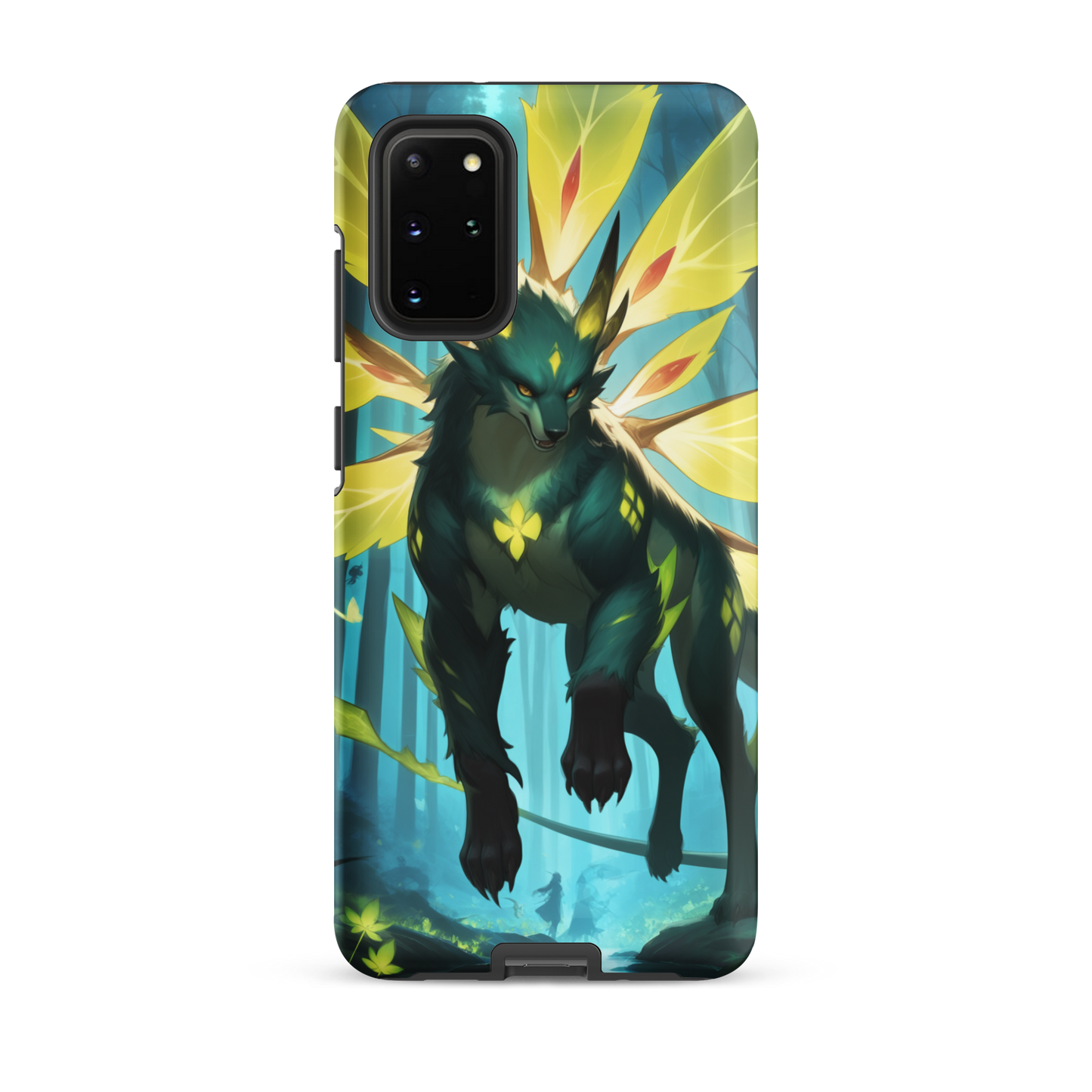 Coque Samsung® Jaguar Papillonnant - Samsung Galaxy S20 Plus - Double Couche Rigide - SoulCase