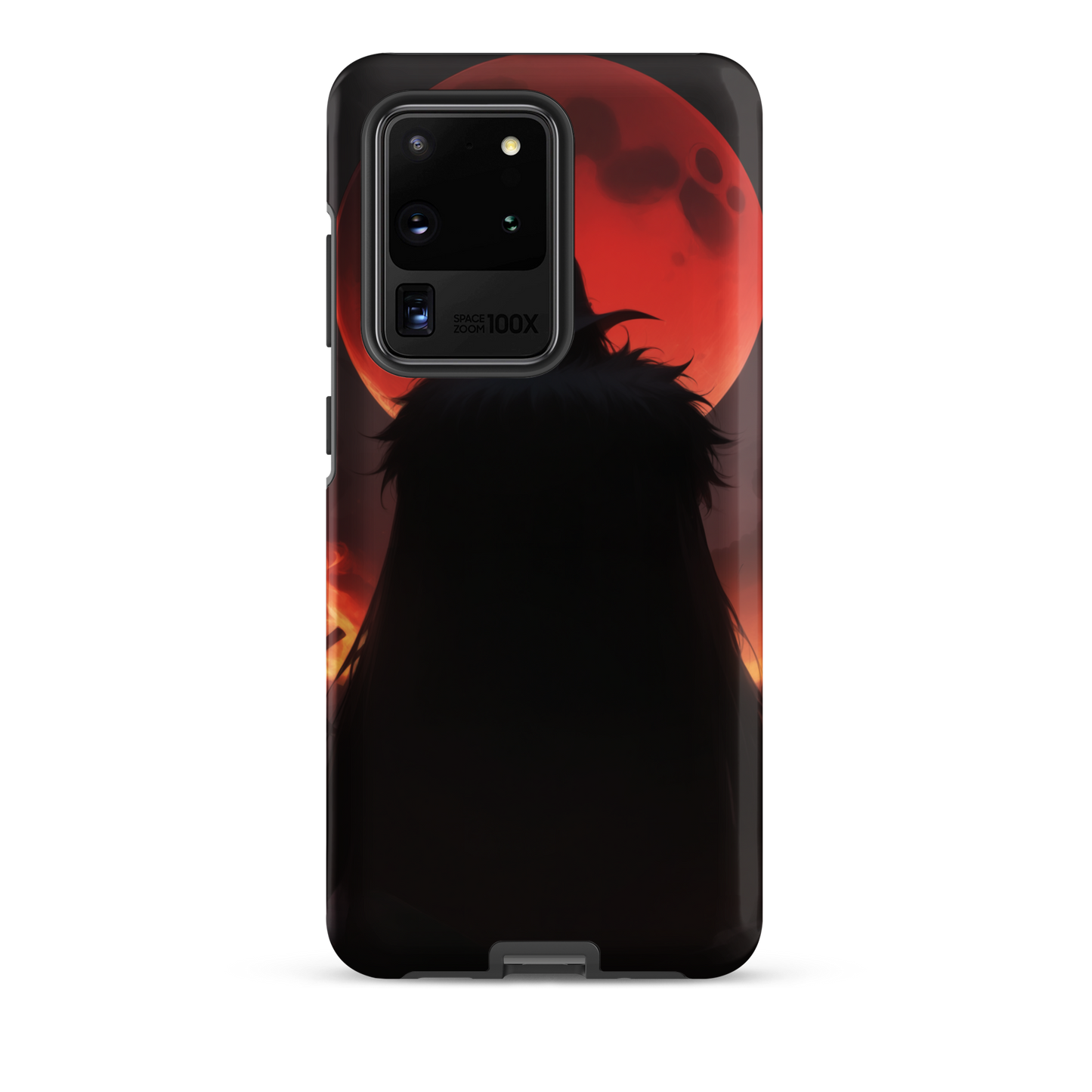 Coque Samsung® ombre de la lune rouge - Samsung Galaxy S20 Ultra - Double Couche Rigide - SoulCase