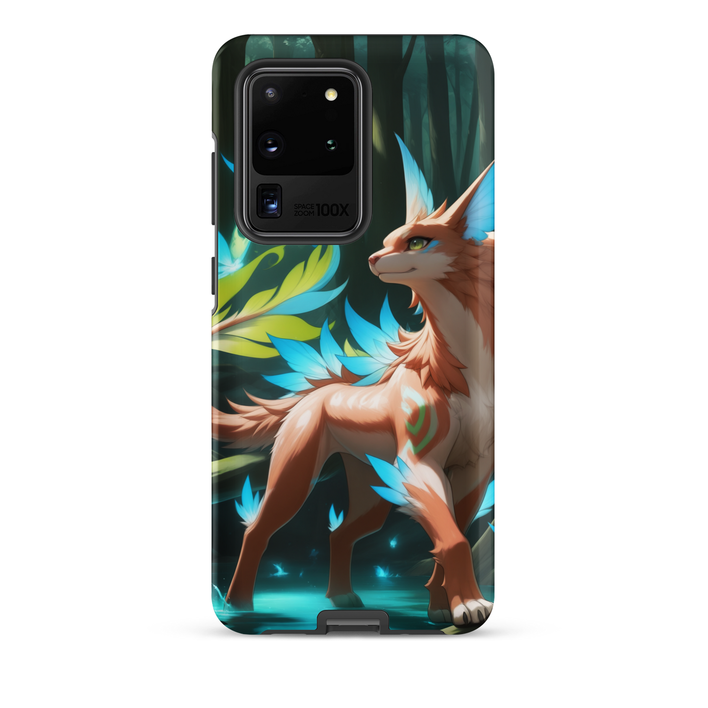 Coque Samsung® Félin de la forêt - Samsung Galaxy S20 Ultra - Double Couche Rigide - SoulCase