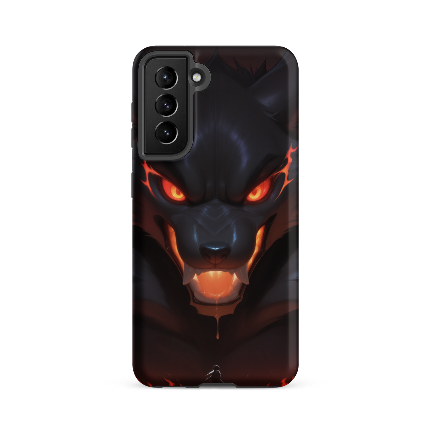 Coque Samsung® cerbère de feu - Samsung Galaxy S21 FE - Double Couche Rigide - SoulCase