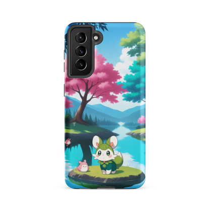 Coque Samsung® Adorable Tranquillité - Samsung Galaxy S21 FE - Double Couche Rigide - SoulCase