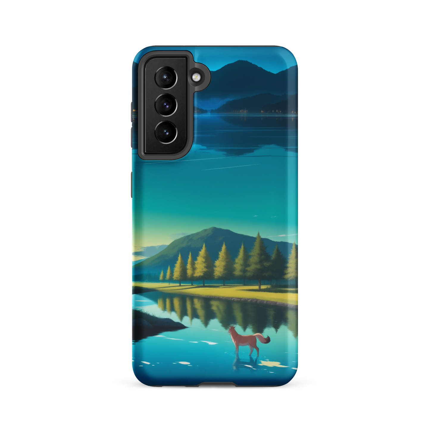 Coque Samsung® Mondes Miroirs - Samsung Galaxy S21 FE - Double Couche Rigide - SoulCase