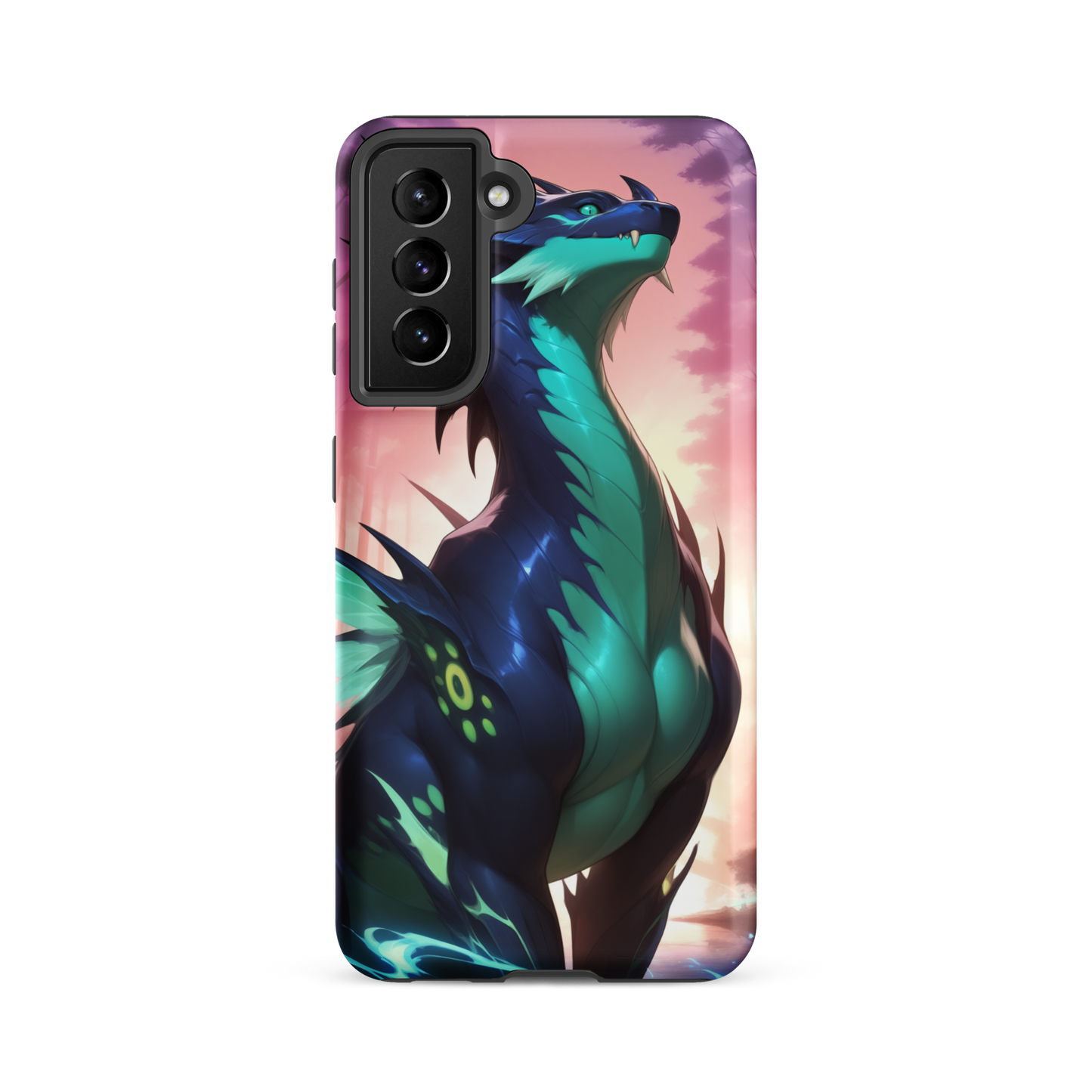 Coque Samsung® Bravoure d’une bête - Samsung Galaxy S21 FE - Double Couche Rigide - SoulCase
