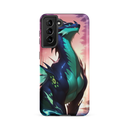 Coque Samsung® Bravoure d’une bête - Samsung Galaxy S21 FE - Double Couche Rigide - SoulCase
