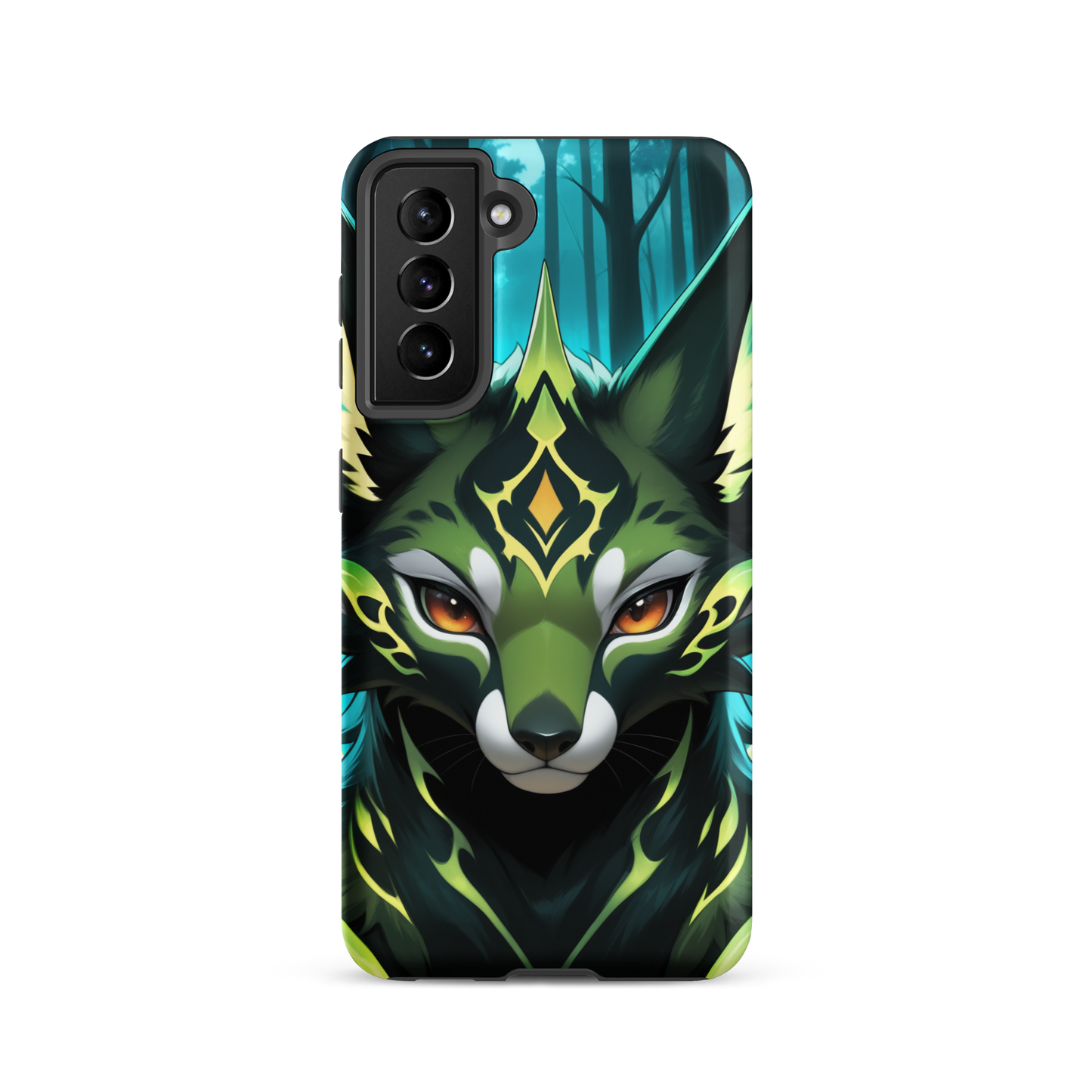 Coque Samsung® Félin Magique - Samsung Galaxy S21 - Double Couche Rigide - SoulCase