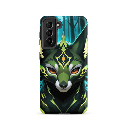 Coque Samsung® Félin Magique - Samsung Galaxy S21 - Double Couche Rigide - SoulCase