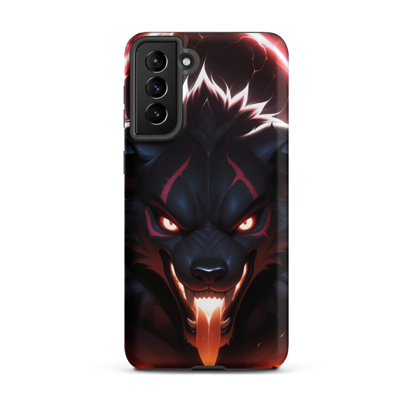 Coque Samsung® cerbère enragé - Samsung Galaxy S21 Plus - Double Couche Rigide - SoulCase