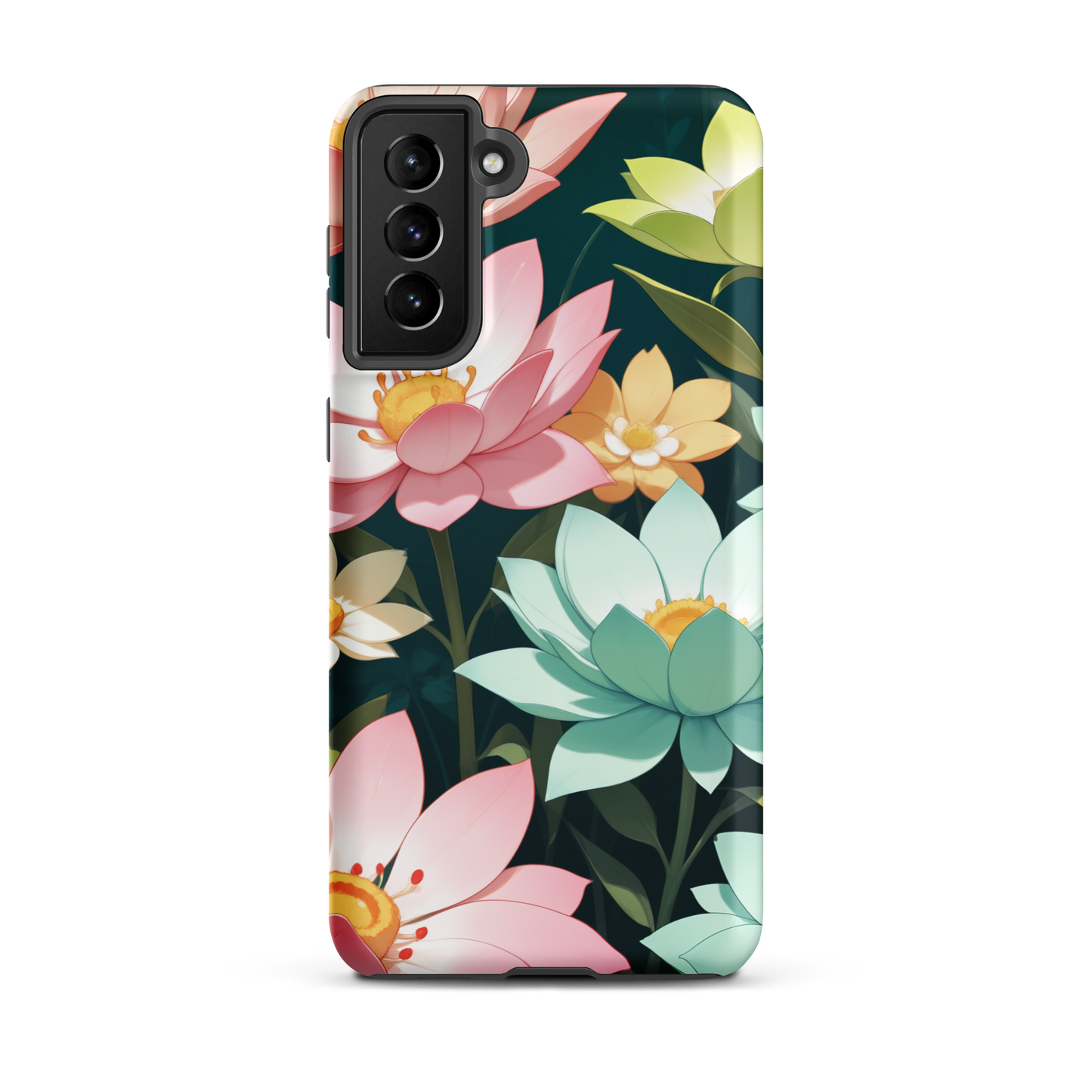 Coque Samsung® Jardin Fleuri - Samsung Galaxy S21 Plus - Double Couche Rigide - SoulCase
