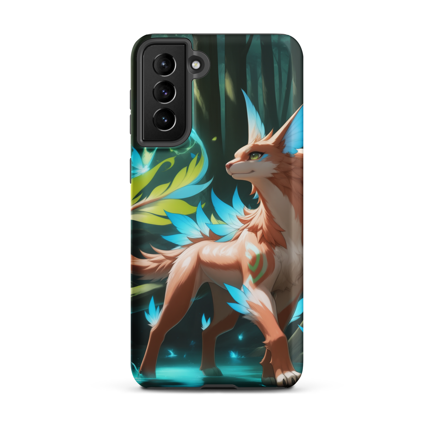 Coque Samsung® Félin de la forêt - Samsung Galaxy S21 Plus - Double Couche Rigide - SoulCase