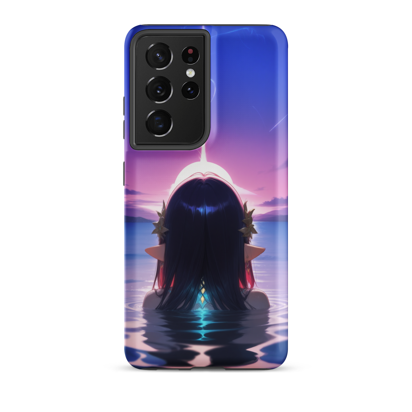 Coque Samsung® femme aquatique - Samsung Galaxy S21 Ultra - Double Couche Rigide - SoulCase
