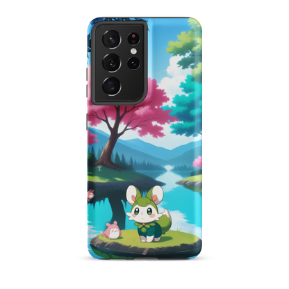 Coque Samsung® Adorable Tranquillité - Samsung Galaxy S21 Ultra - Double Couche Rigide - SoulCase