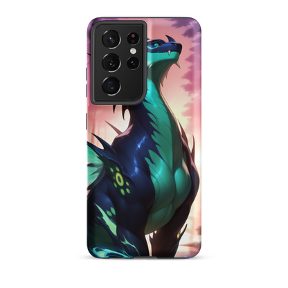 Coque Samsung® Bravoure d’une bête - Samsung Galaxy S21 Ultra - Double Couche Rigide - SoulCase