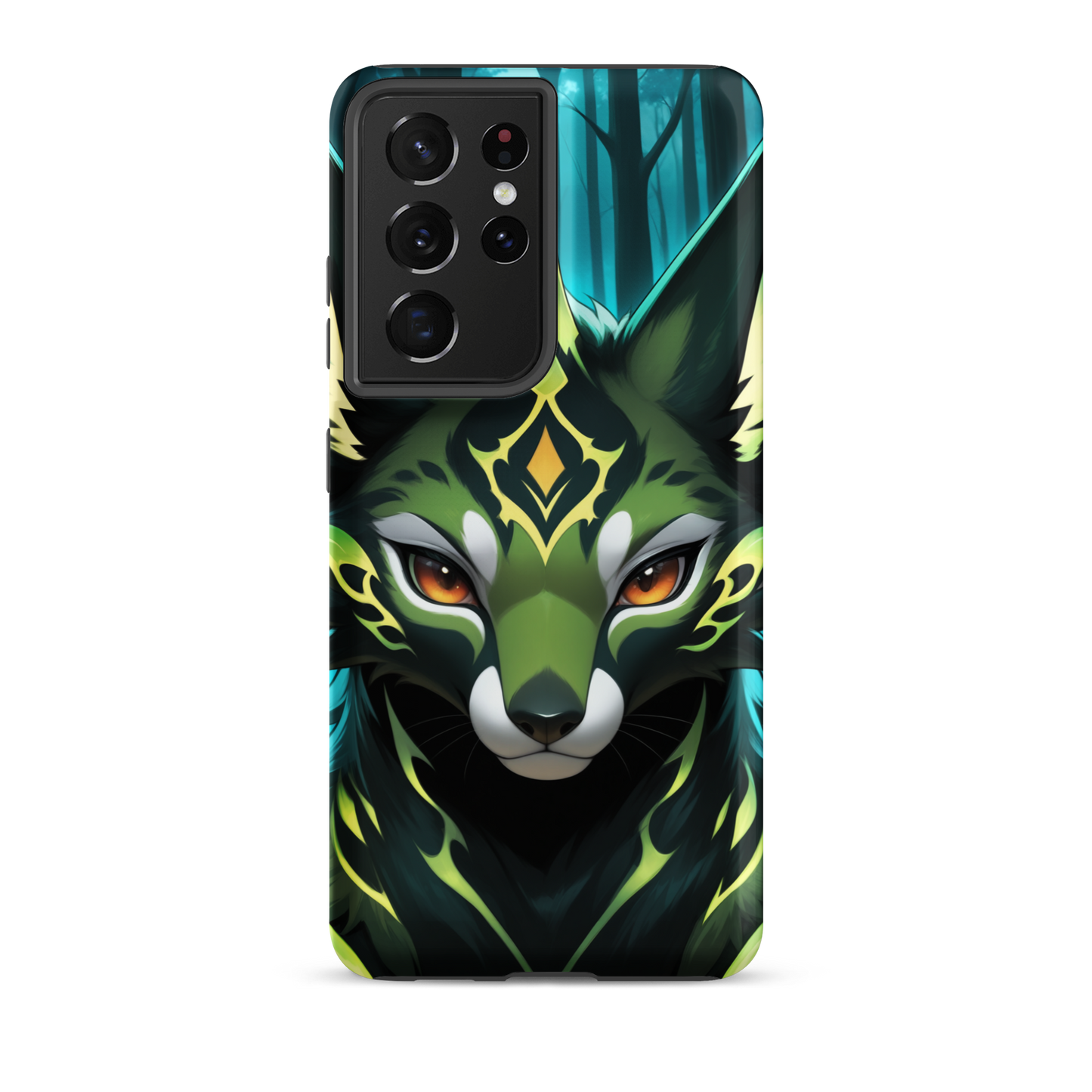 Coque Samsung® Félin Magique - Samsung Galaxy S21 Ultra - Double Couche Rigide - SoulCase