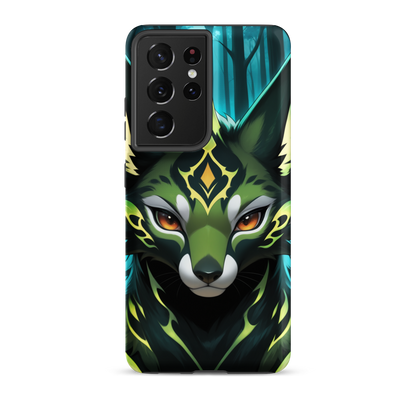 Coque Samsung® Félin Magique - Samsung Galaxy S21 Ultra - Double Couche Rigide - SoulCase