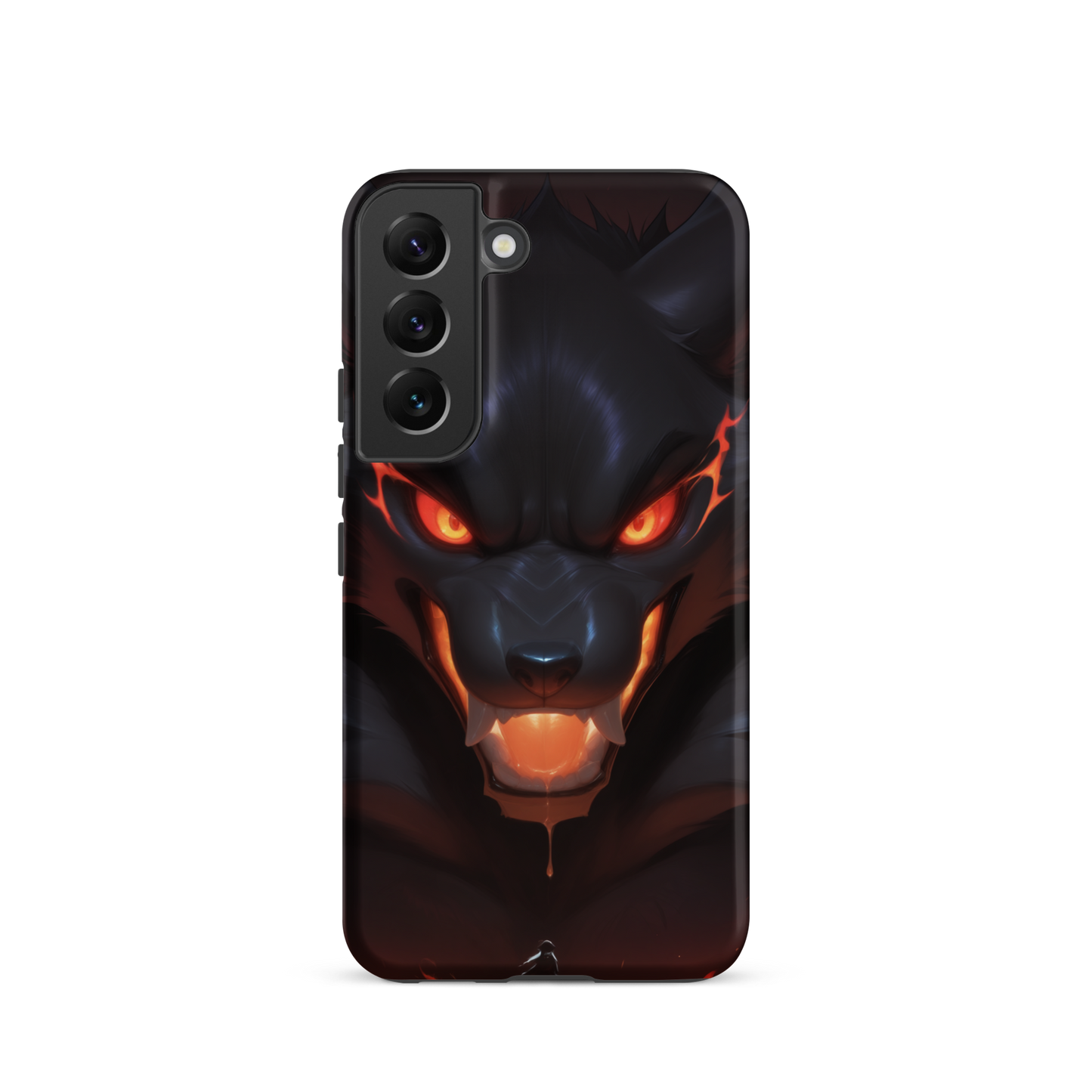 Coque Samsung® cerbère de feu - Samsung Galaxy S22 - Double Couche Rigide - SoulCase
